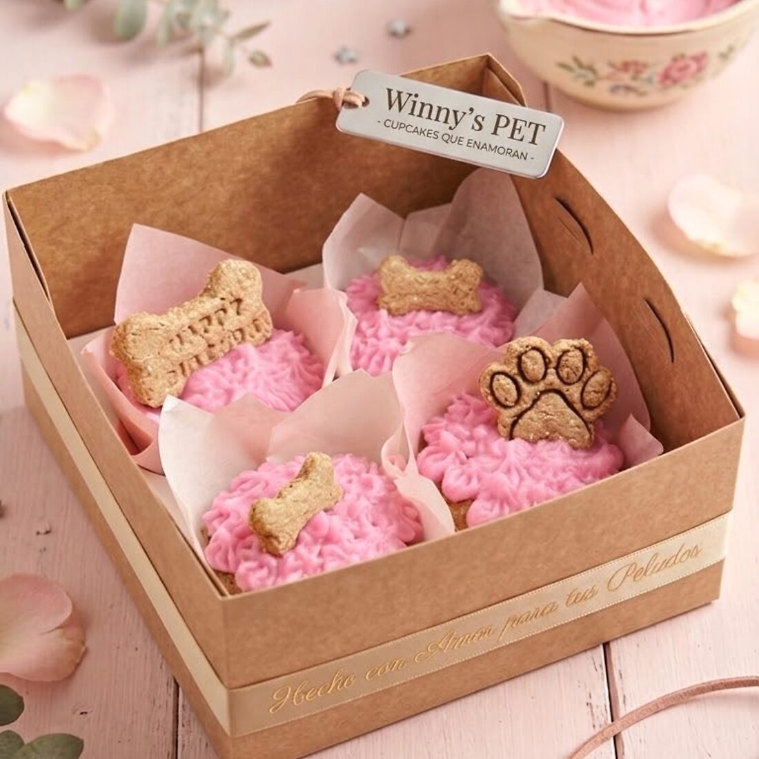 Cupcakes de Cerdo y Pera