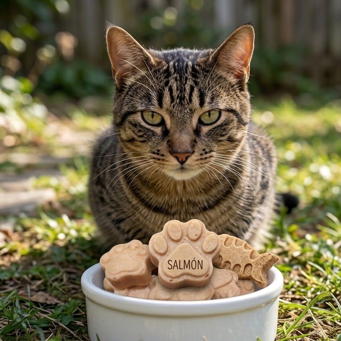 Gomitas para Gatos · Patitas de Pollo y Salmón